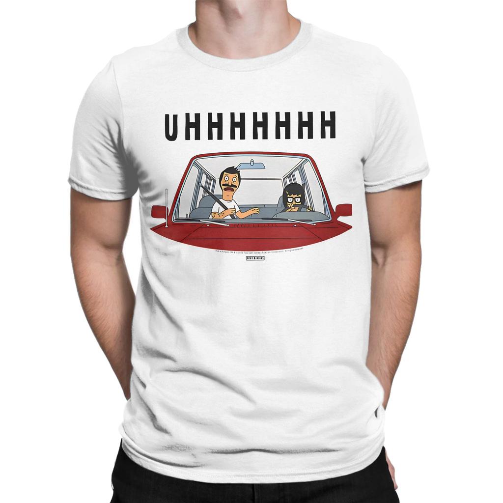 Uhhhh Bobs Burgers Tina Driving  T-Shirts for Men Women  Funny Pure Cotton Tees Round Neck Short Sleeve T Shirts Unique Clothing