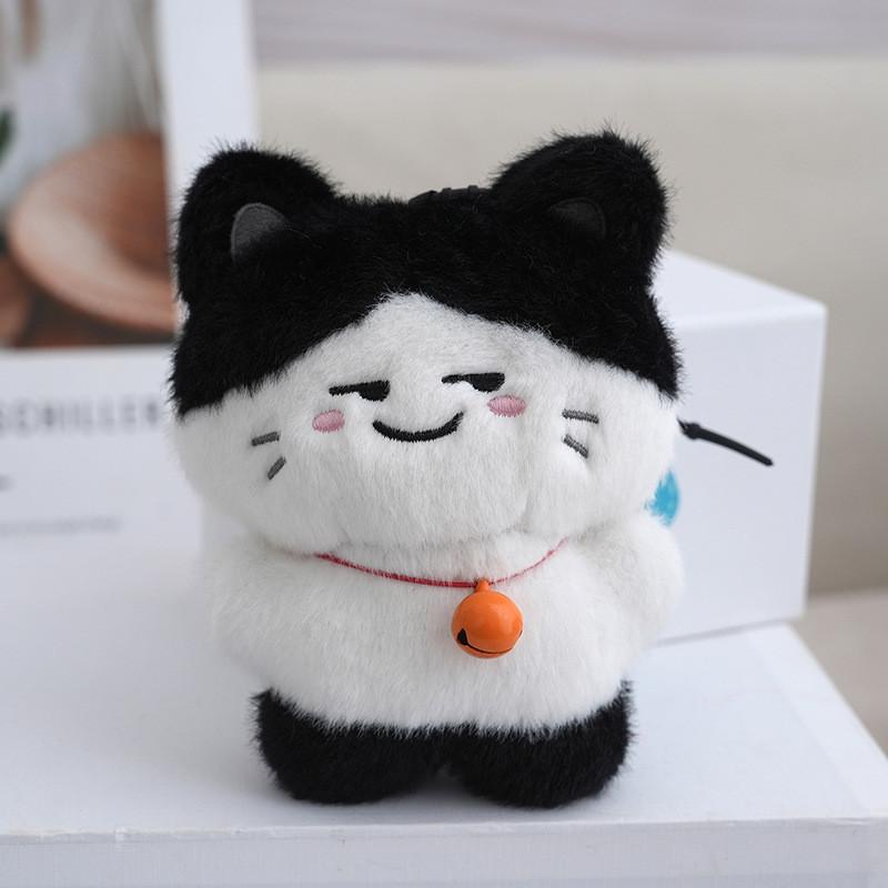 Adorable Black Cat Plush Toy With Quirky Expressions Perfect For Children's Birthdays