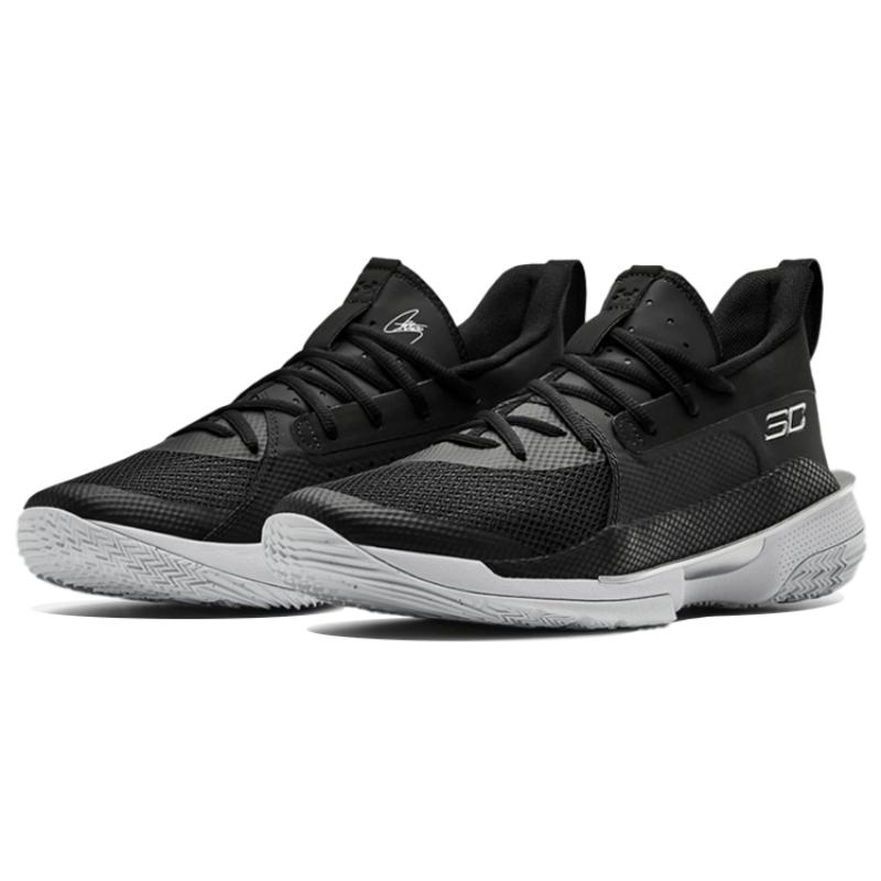 Under Armour Curry 7 Team 'Black White' Sneakers 3023838-003