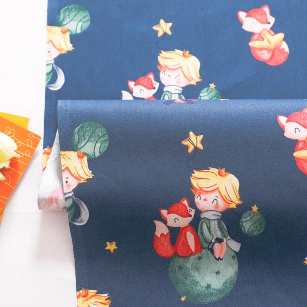 160*50 Kids Printed Cotton Twill Fabric For DIY Bedding Cloth Sewing Patchwork Quilting And Fashion Dress Making Fabrics