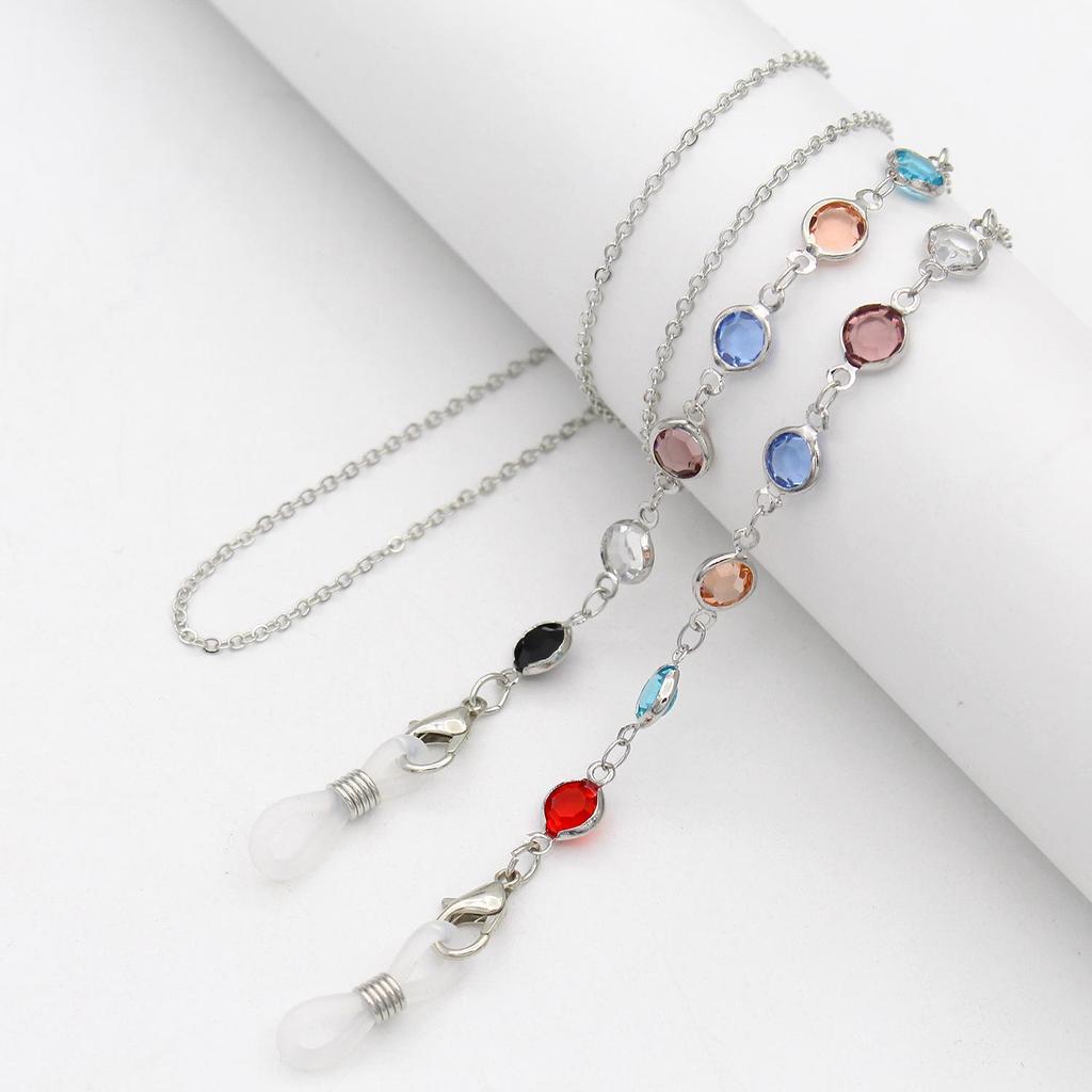 European/American Personalized Beaded Glasses & Mask Chain, Multifunctional Anti-lost/Anti-slip Cord (Japanese/Korean Style)