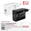 120W GaN Charger with EU/UK Plugs - 65W Ultra-Fast Charging for Laptops