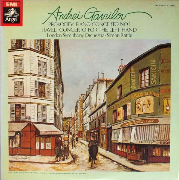 

LP Record ANDREI GAVRILOV LONDON SYMPHONY OR Prokofiev Piano Concerto No. 1 Fr EAC80505 ANGEL 1979 Japan Classical Used