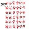 Decorative Hanging Candies for Holidays 12/24/36 Pcs Candy Christmas Tree Decorations, Lollipop Picks Tree, Red Indoor Holiday Party Wall Decorations
