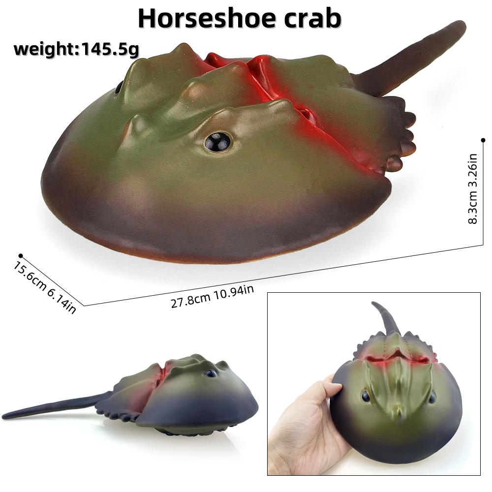 Simulated Marine animal model crab lobster starfish turtle underwater world Marine life Children's educational toy modelset toy