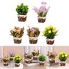 Tabletop Artificial Flower Decorations Simulation Potted Plant Ornaments