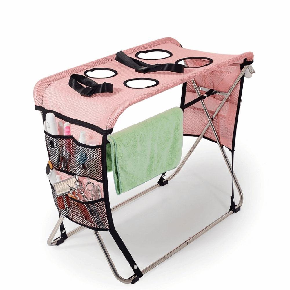 Anti-Scratch Pet Bathing Rack Folding Cat Nail Clipping Holder Cat Washing Hammock Cat Grooming