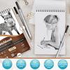 Bellofy 3X Sketch Books 100 Sheets Each 9x12 Inches Perfect for Beginners Artists Drawing Paper for Graphite Charcoal More Grea