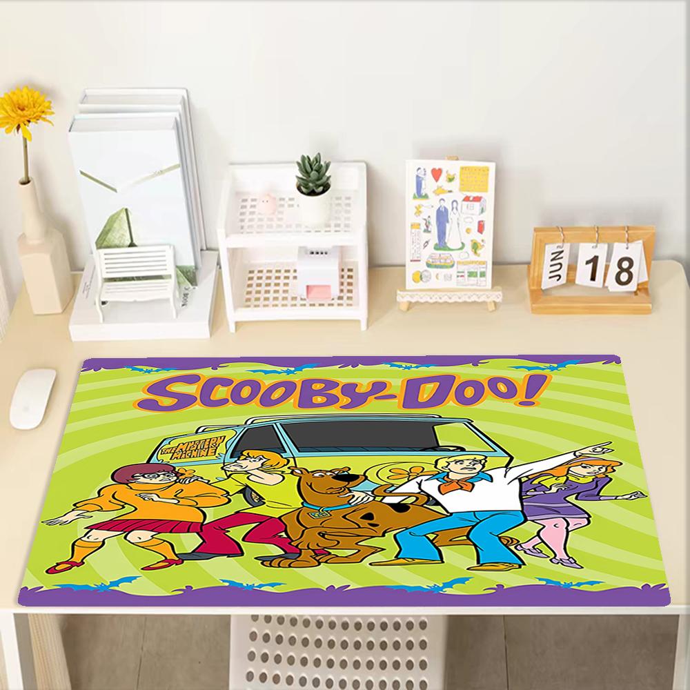 Scooby Doo Theme Mouse Pad, Non Slip Rubber Base, Multifunctional Office & Home Decor, Perfect for Workspace Personalization.