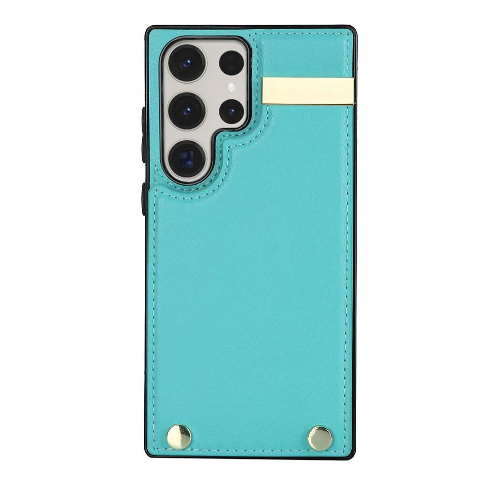 For Samsung GalaxyS23 S22 S21 S20 Ultra Note20 10 Organ Design Multi Card Slot Card Coin Storage Leather Wallet Phone Case