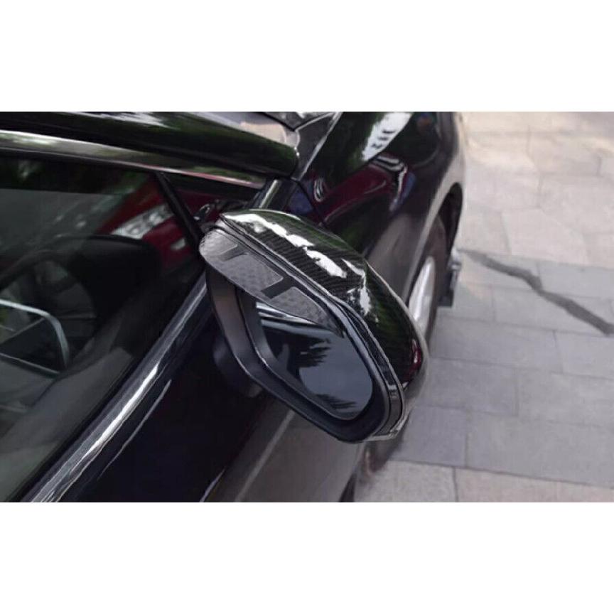 For Toyota Camry 2018-2024 Carbon Fiber Rear View Mirror Rain Eyebrow Guard Trim