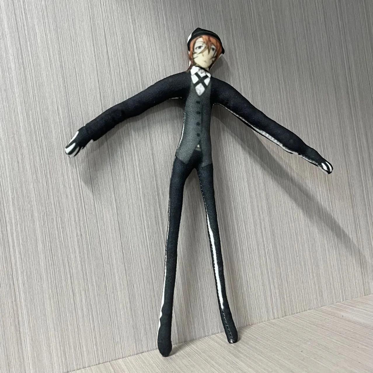 28cm Nakahara Chuuya Bungo Stray Dogs Plüschtier Anime Zubehör Stoffpuppen Kawaii Dazai Osamu Verdrehbare Form Abstraktes Modell 28CM