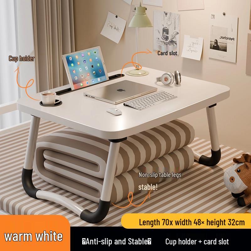 Foldable Dorm Study Desk and Laptop Stand