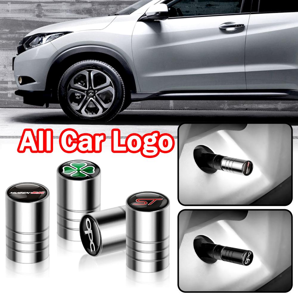 4pcs New Metal Wheel Tire Valve Caps Stem Case for Peugeot Daihatsu Hyundai Acura Volkswagen Kia Subaru Renault MG 56s Citroens56