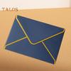 10Pcs Hot Stamping Envelope Borda Dourada Blanks V-Flap Design Envelope Cartões de felicitações Convites Notas Envelopes