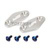 Motorcycle CNC Aluminum Rearview Mirrors Seat Decorative Cover Mirror Base Brackets For 675SR-R 675SR 675 SRR SR