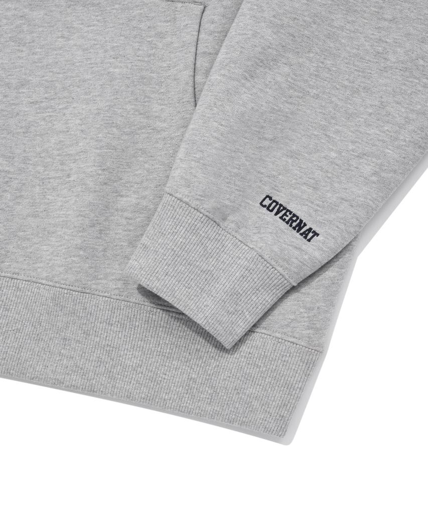 C Logo Hoodie Melange Gray