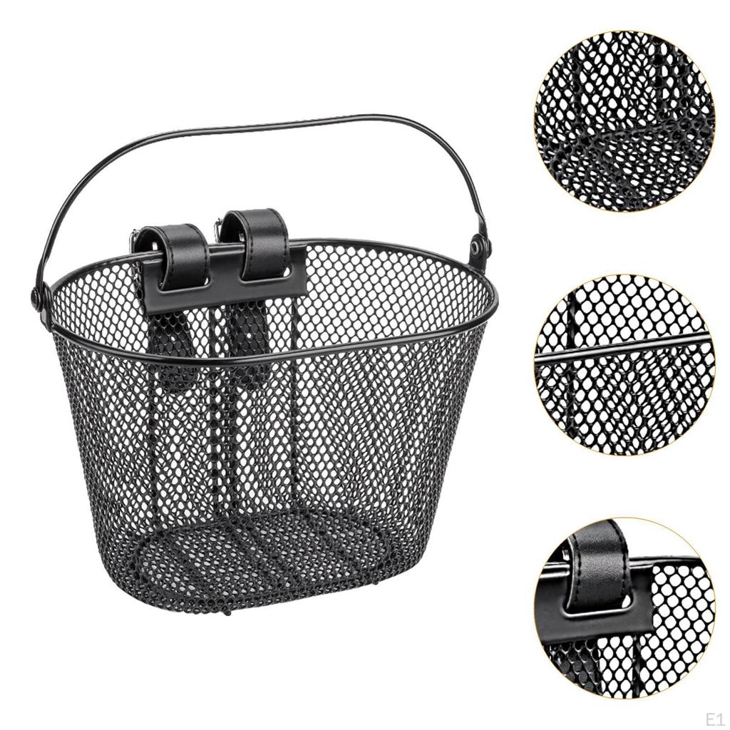 Kids Bike Basket Child Bicycle Cycling Handlebar for Girls Riding
