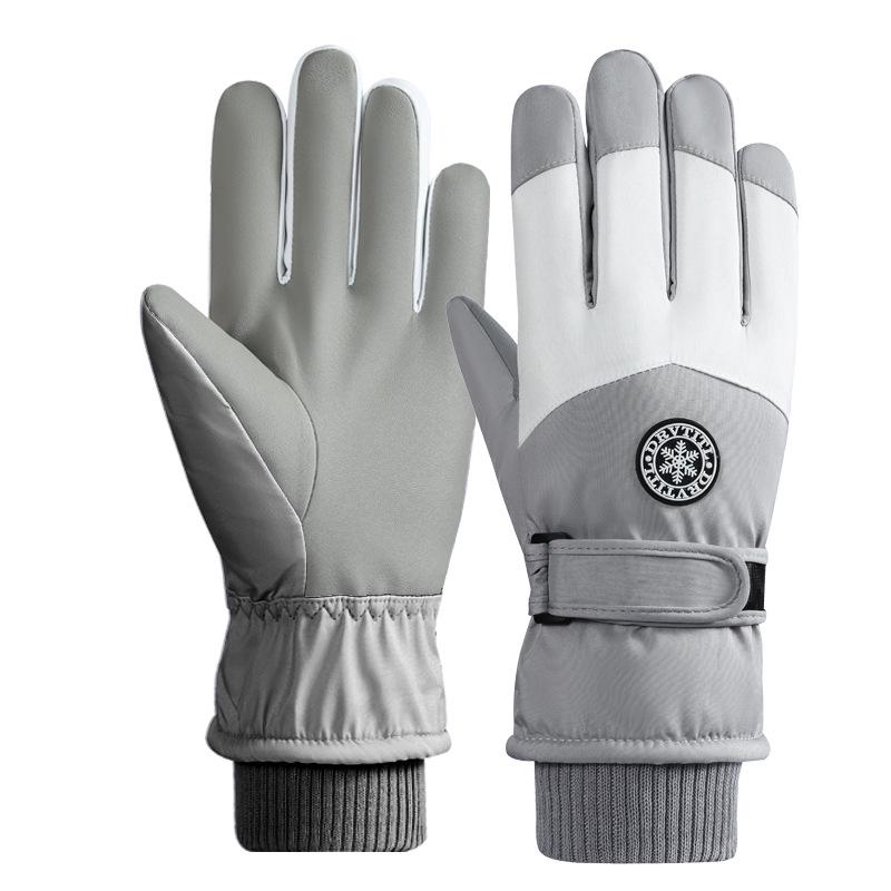 Unisex Winter Skihandschuhe: Touchscreen, Fleecegefüttert, Winddicht & Wasserdicht zum Radfahren