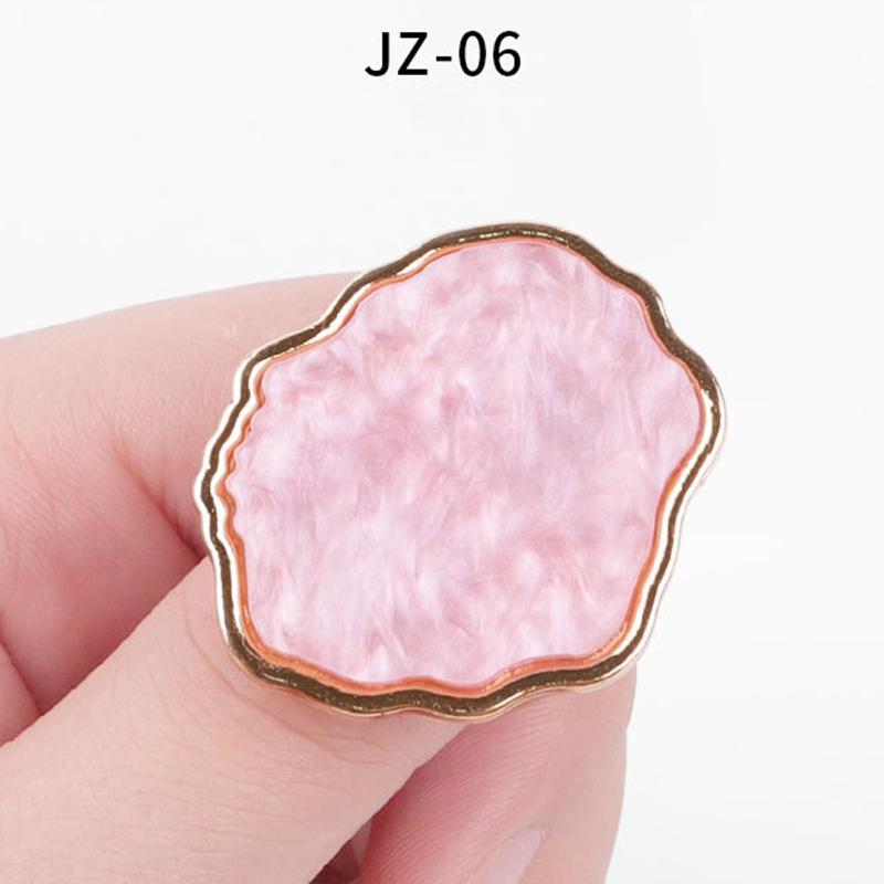 1 Pz Nuova Tavolozza per Nail Art in Pietra di Resina Anello da Dito Punte per Unghie Finte Disegno Miscelazione Colori Espositore Strumento per Manicure Fai da Te Smalto Gel