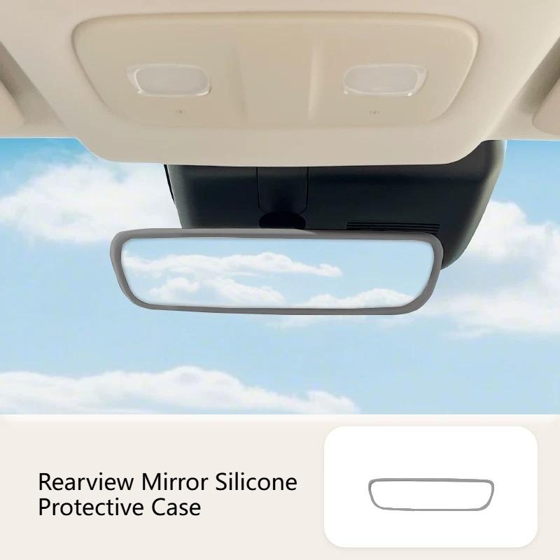 Car Rearview Mirror Frame Protective Cover Center Console Screen Silicone Protective Ring Interior Parts for GWM ORA 5 2026