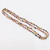 Handmade Long Tourmaline Beaded Women's Necklace Choker - Adjustable Length.
