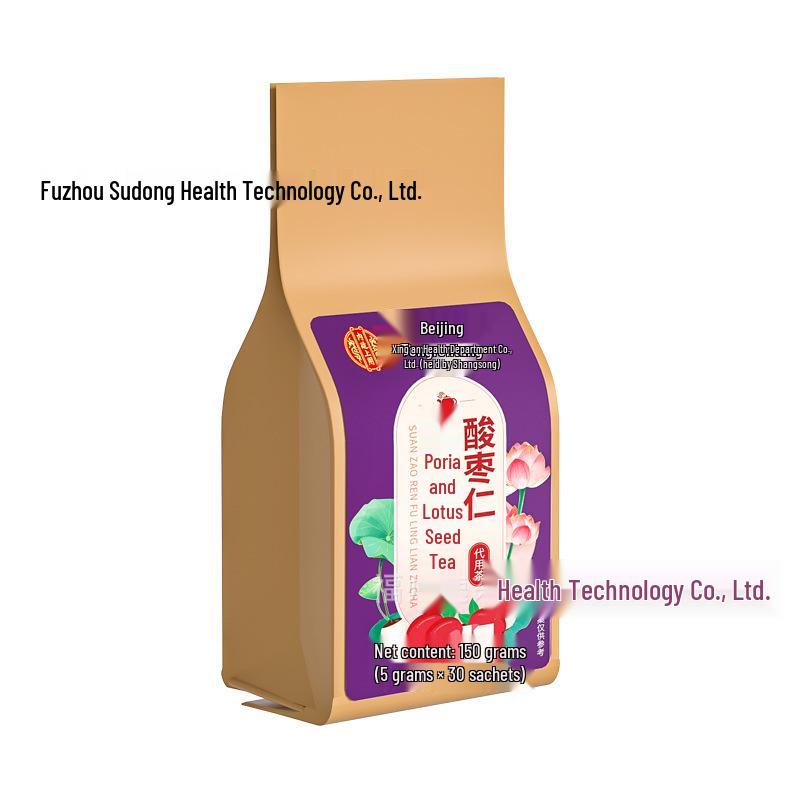 Suanzaoren Fuling Lianzi Tea for Insomnia - Convenient Individually Packaged Health Remedy
