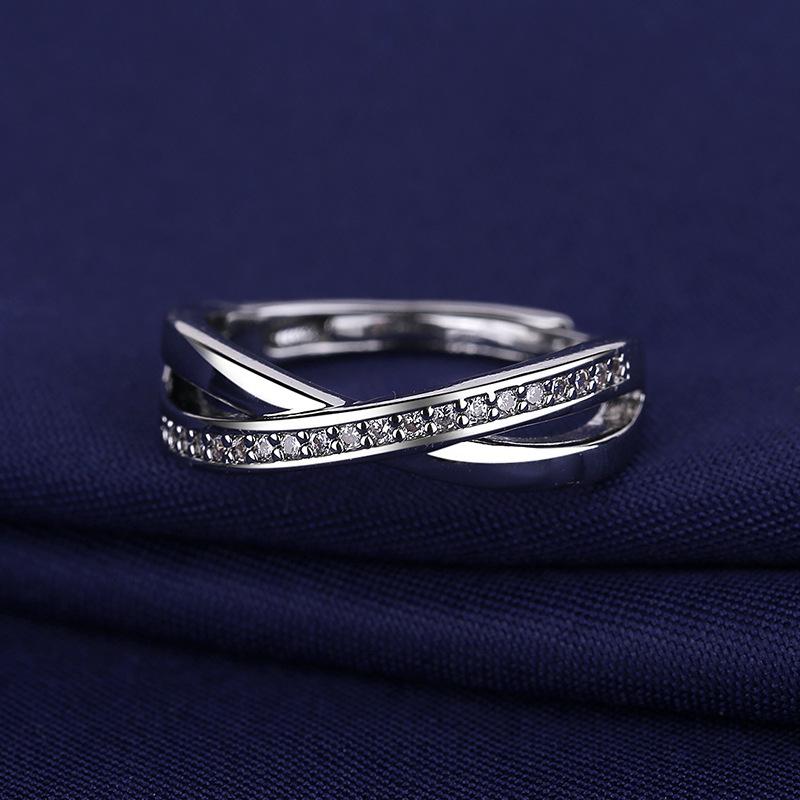 925 Sterling Silve Gorgeous Shiny Stone Zircom Ring For Women Engagement Wedding High Quality Fine Jewelry
