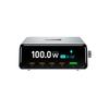 265W GaN Charger 5 Port Fast Charging Station with 2.3 Inch High Definition Screen Smart Power Display