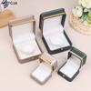 1PC Jewelry Box High End Leather Ring Box Jewelry Box, Valentine's Day, Mother's Day, Birthday Party Gift Box