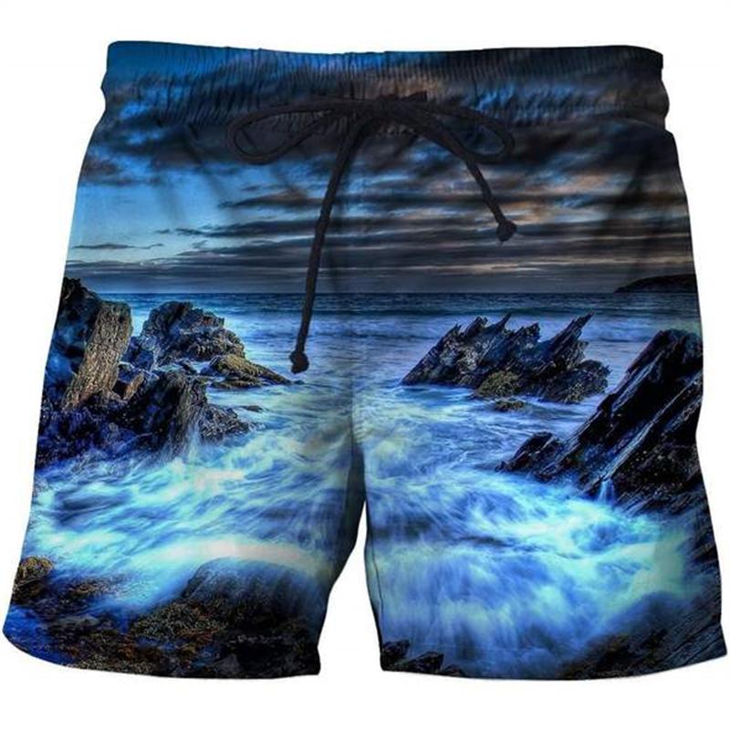 Animal Fish Surfing Board Short For Men Summer Swimwear Shorts Kids Beach Shorts Men Sports Pants Harajuku Clothing