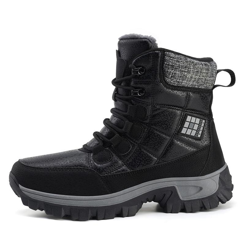 Winter Snow Boots Couple Outdoor Travel Thickened Warm High Top Cotton Shoes Wild Hiking Hiking Shoes