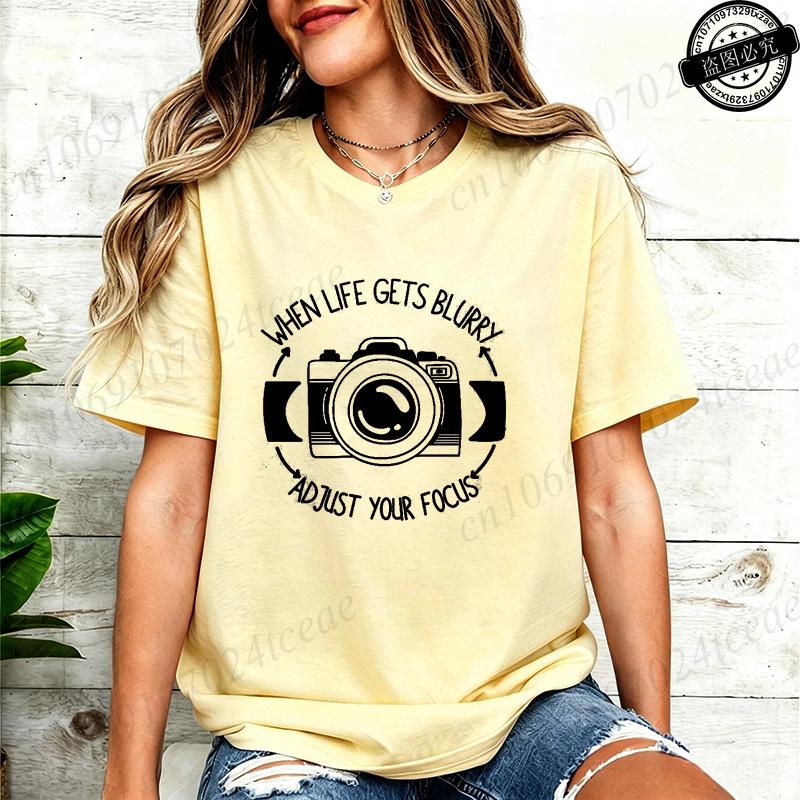 Funny Photographer Shirt,Camera TShirt,Photograph Lover T Shirt,Photography Shirts,Summer Fashion Women T-Shirts Travel Tops