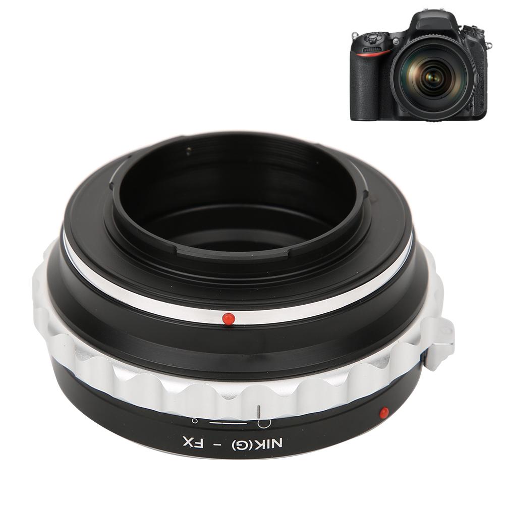 Fikaz NIK(G)-FX Aluminium Alloy Lens Mounting Adapter Ring for Nikon GSD Lens To for Fuji FX