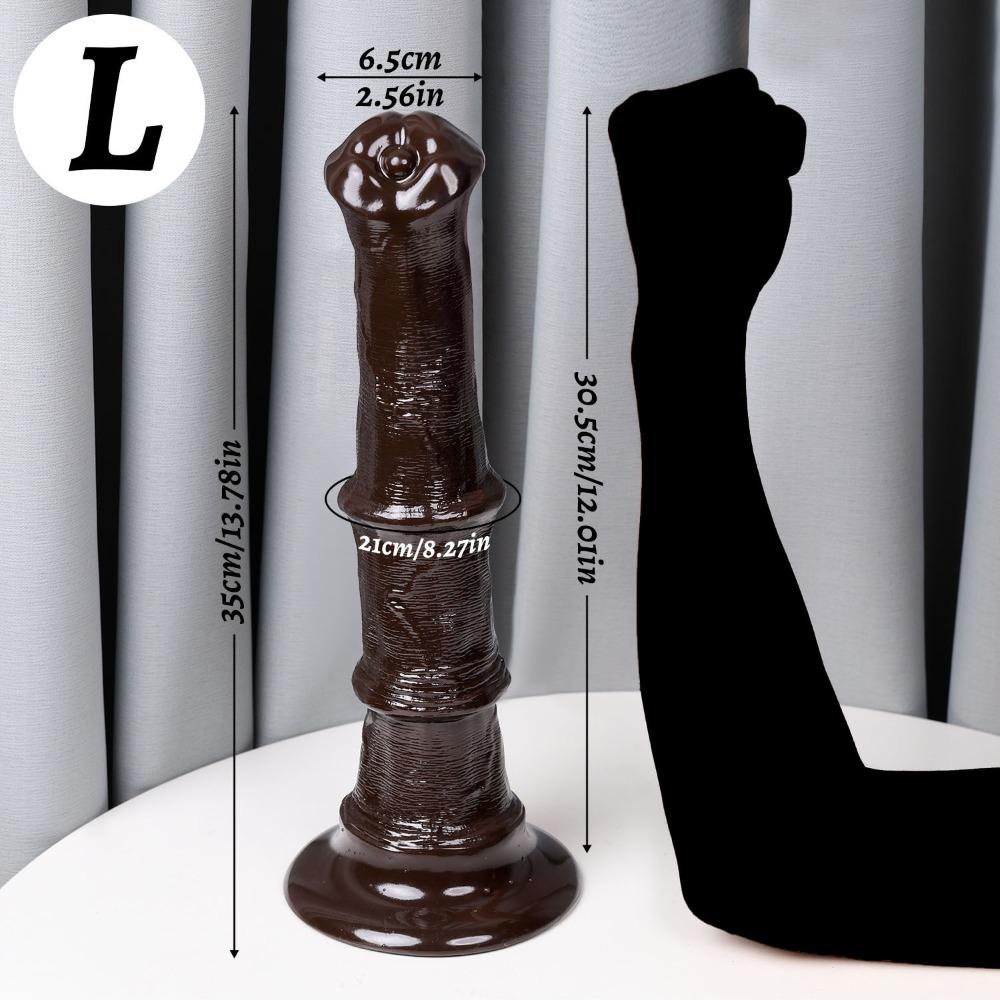 Extra Langes Tierform Penis Spielzeug Flexibles PVC Erwachsene Sex Produkte Unisex Masturbation