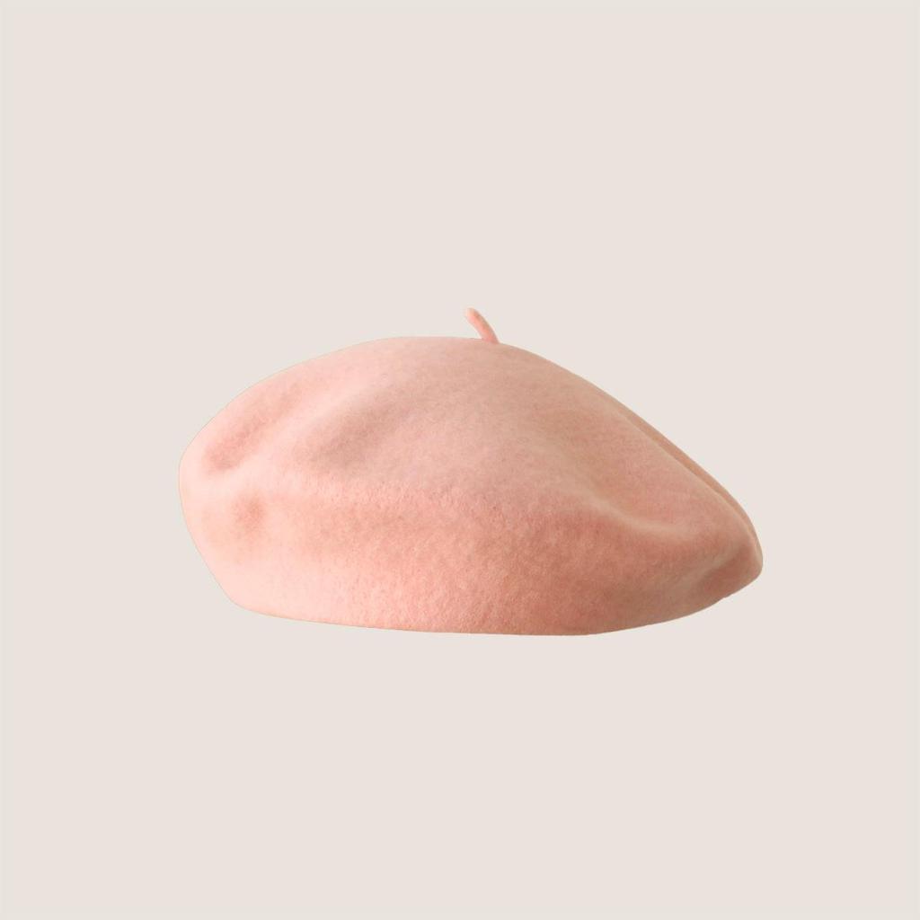 Vintage Wool French Beret for Women Solid Fashion Simple Casual Beret Solid Classic Breathable Soft Comfortable Hat for Fall Winter
