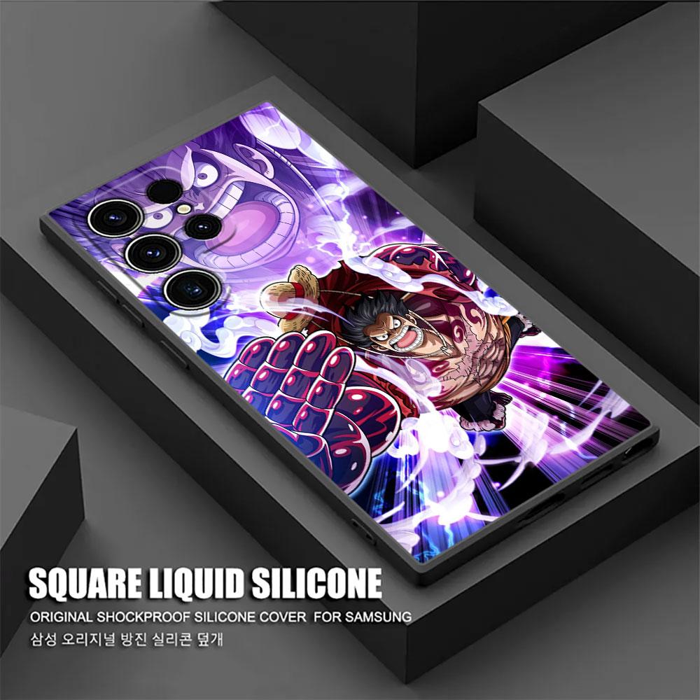 O-One Pieces Straw Hat Luffy Phone Case For Samsung Galaxy S25 S24 S23 S20 S21 FE S26 S22 Ultra 5G S26 Plus S25FE Silicone Cover