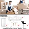 STARLIBOO Removable Colored Labels Stickers, 3X5 Inch Removable Large Label Stickers for Moving Boxes and Storage B- Waterproof- Tear Resistant