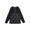 Jordan Alphabet Logo Pattern Loose Round Neck Long Sleeve T-Shirt Men Tops Black DJ5872-010