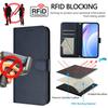For Samsung Galaxy A36 5G/Galaxy A56 5G Wallet Case RFID Blocking Calf Texture Leather Stand Phone Cover with Strap