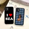 Singer SZA SOS Phone Case For IPhone 16 15 14 11 12 13 Pro Max X Plus XS MAX Translucent Matte Cover