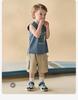 David Bella Boys' Antibacterial Cool Tank Top Summer Clothes New Baby Sleeveless T-shirt Children's Knitted Top