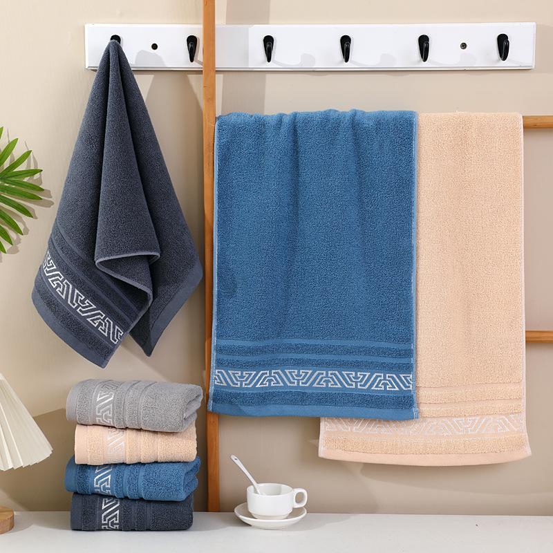 Microfiber Towel Set Luxury Embroidered Bath Towel Gift Set Face Towel Bath Towel Quick Dry Terry Towels