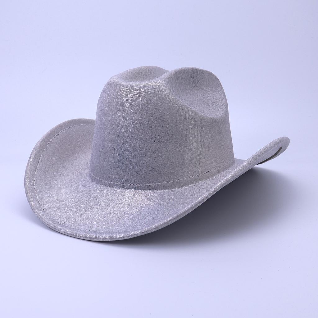 Paillettenbesetzter Western-Cowboyhut Europäischer und Amerikanischer Braut-Jazzhut Nachtclub Karnevalsparty Zylinder