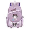 Cool Lomi Kuromi Backpack Student Schoolbag Anime Cartoon Print Junior High School High School Large Capacity Schoolbag