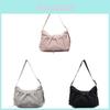 Fashion Korean Style Nylon Shoulder Bag With Drawstring Closure For Casual Daily Use