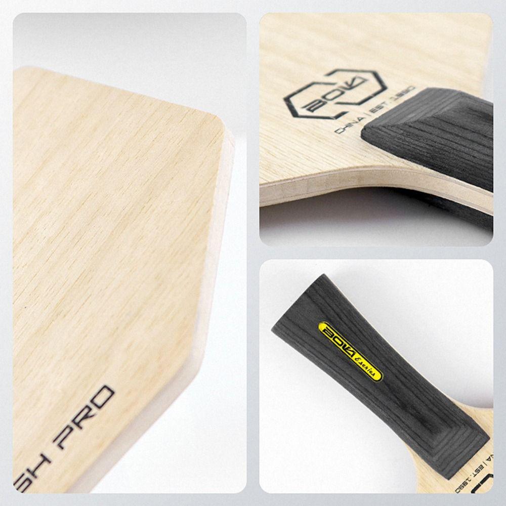 Racchetta da Ping Pong a 5 Strati Legno Puro Base da Ping Pong Nuova Racchetta da Ping Pong