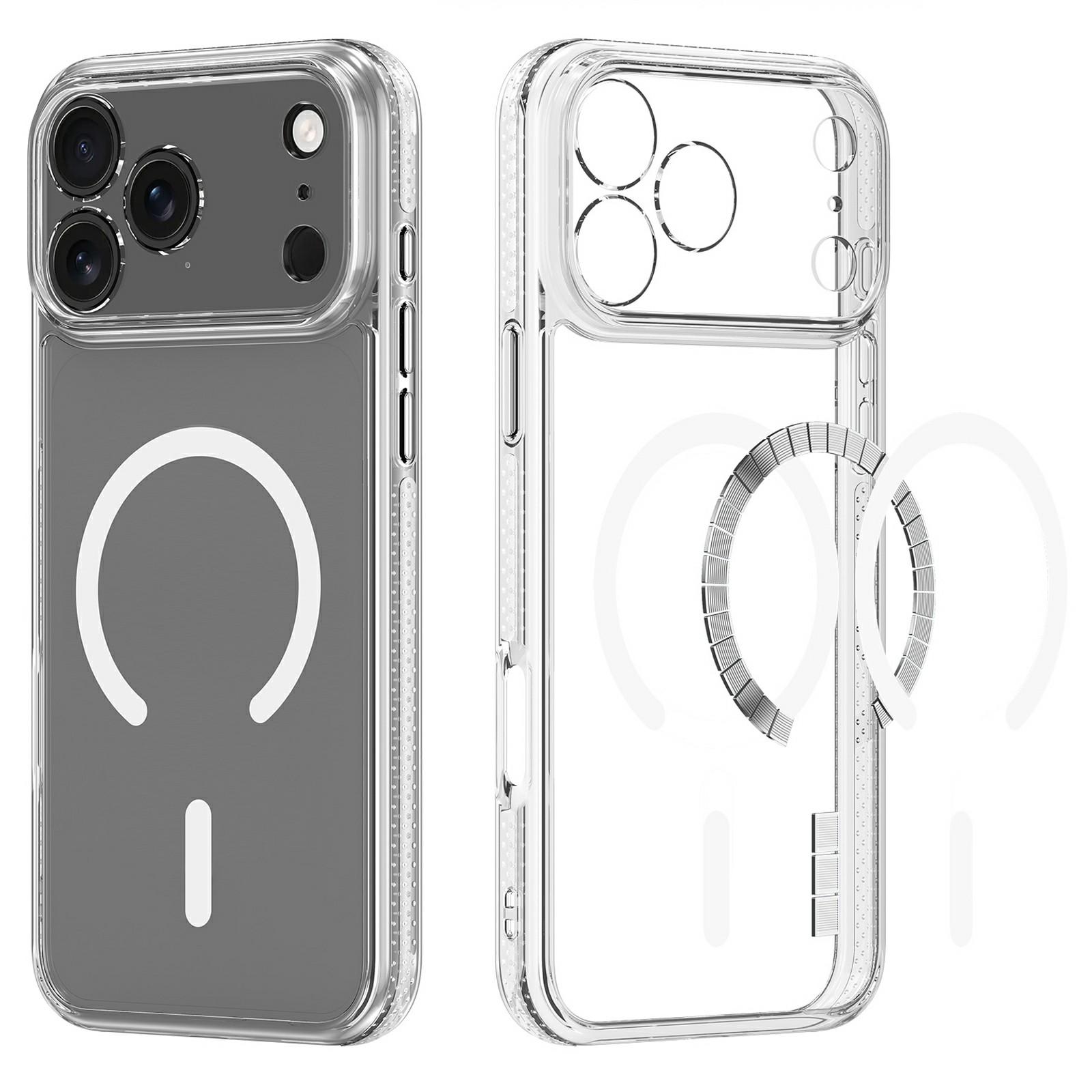

DUX DUCIS Clin Series for iPhone 17 Pro Case PC+TPU Clear Magnetic Phone Cover Compatible with MagSafe A