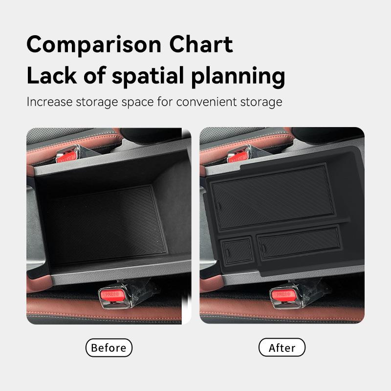 Proton X50 Armrest Storage Box for 25 Models - Custom Car Accessories