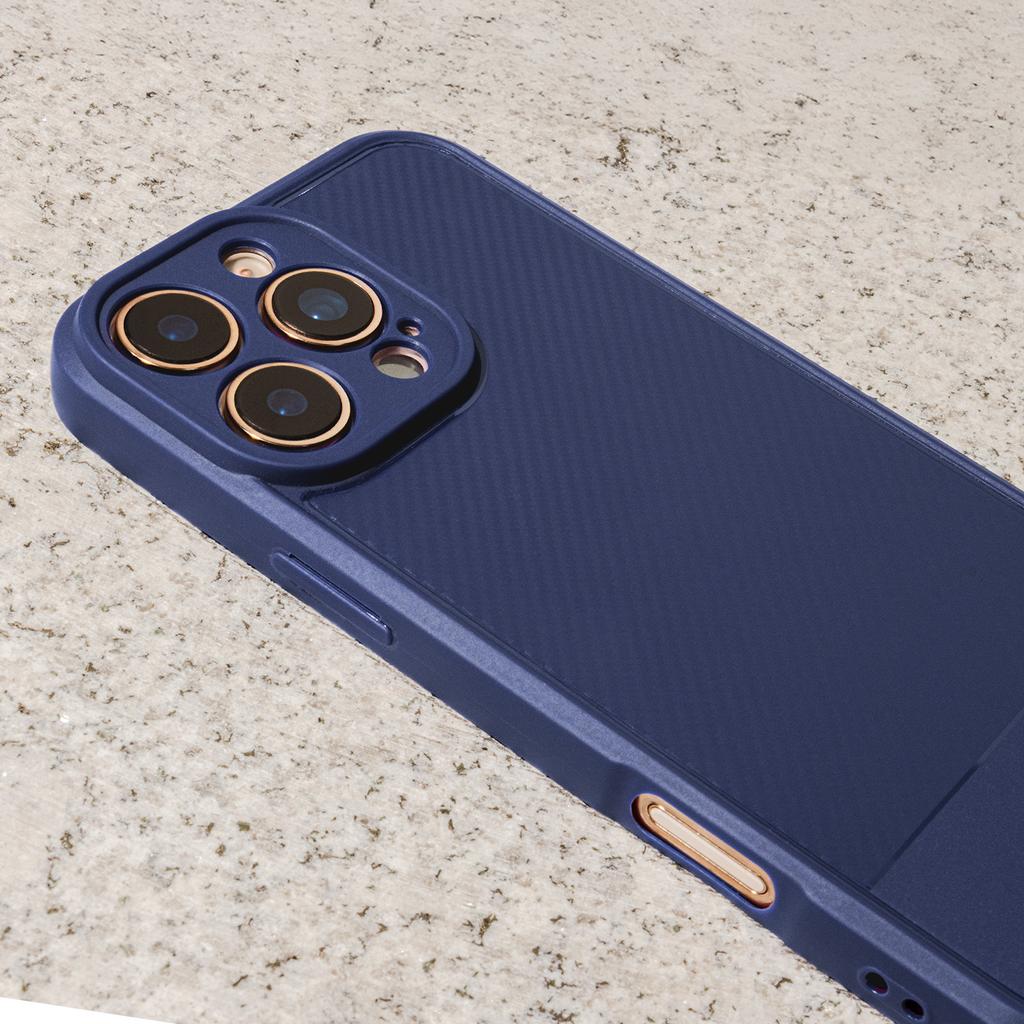Simple Carbon Case For Iphone 17 Air 6.6" Blue